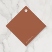 Elegante herfst bloemige bruiloftsdankjewel bedankjes labels (Achterkant)