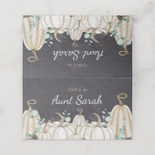 Elegante Herfst boerderij thema pompoen Plaatskaar Plaatskaartje (Buitenkant ongevouwen)