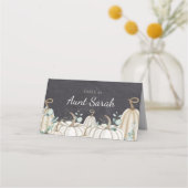 Elegante Herfst boerderij thema pompoen Plaatskaar Plaatskaartje (Achterkant)