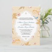 Elegante Herfst Boheemse herfstbruiloft Kaart (Staand voorkant)