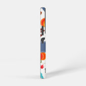 Elegante herfst botanische bladeren samsung galaxy hoesje (Rechterkant)