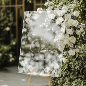 Elegante Herfst Botanische bruiloft Welkom Acryl Bord