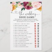 Elegante herfst bruids Het bruiloft schoen spel (Voorkant)