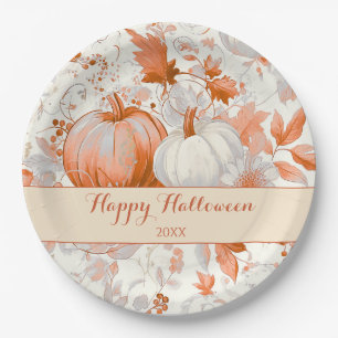 Elegante herfst chinoiserie Halloween Papieren Bordje