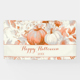Elegante herfst chinoiserie Halloween Spandoek