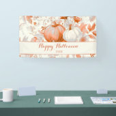 Elegante herfst chinoiserie Halloween Spandoek (Beurs)