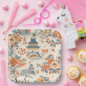 Elegante Herfst Chinoiserie Papier Bord (Feest)