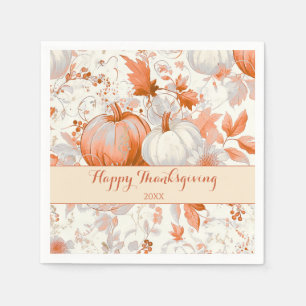 Elegante herfst chinoiserie Thanksgiving Servet