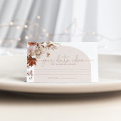 Elegante herfst Date night ideeën. Date jar Informatiekaartje