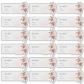 Elegante Herfst Foliage Eucalyptus Gastadres Sticker (Voorkant)