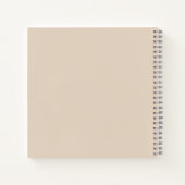 Elegante herfst geruite notebook cozy geruit patro notitieboek (Achterkant)