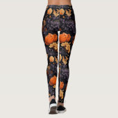 Elegante Herfst Halloween Botanische Leggings (Achterkant)