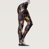 Elegante Herfst Halloween Botanische Leggings (Rechts)