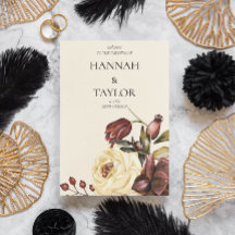 Elegante herfst Herfst bloemenbruiloft ceremonie