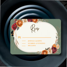 Elegante herfst herfst oranje salie bloemenbruilof