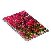 Elegante Herfst Herfst roze impressionistische bom Notitieboek (Rechterzijde)