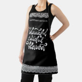 Elegante Herfst Herfst Vriendendag Thanksgiving Schort (Insitu)