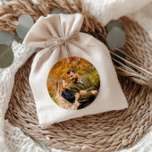 Elegante Herfst Herfst Waterverf Foto Welkom Bedankjes Labels