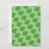 Elegante Herfst in liefde Sage Leaves Herfstbruilo Kaart (Achterkant)