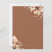 Elegante Herfst in Liefde Vrijgezellenfeest Boho Z Kaart (Achterkant)