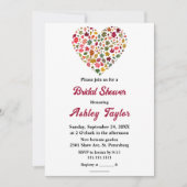 Elegante herfst laat romantisch hart Vrijgezellenf Kaart (Voorkant)