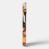 Elegante herfst oogst monogram stijlvol Case-Mate iPhone case (Achterkant / Rechts)