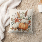 Elegante herfst pompoen boeket werp kussen (Deken)
