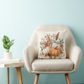 Elegante herfst pompoen boeket werp kussen (Stoel)