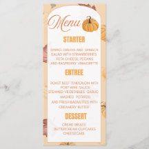 Elegante Herfst Pompoen Menu - Herfst Dankzegging