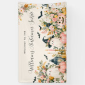 Elegante herfst soirée welkomstfeest banner (Verticaal)