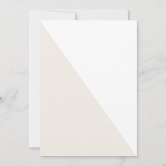 Elegante herfst twee kleuren zijbloemen uitnodigin kaart (Achterkant)