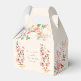 Elegante Herfst Waterverf Appels bruiloft Bedankdoosjes