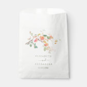 Elegante Herfst Waterverf Appels bruiloft Bedankzakje (Voorkant)