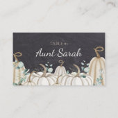 Elegante herfst zittafel Aantal Plaatskaarten Plaatskaartje (Achterkant)