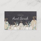 Elegante herfst zittafel Aantal Plaatskaarten Plaatskaartje (Voorkant)