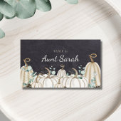 Elegante herfst zittafel Aantal Plaatskaarten Plaatskaartje