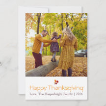 Elegante Herfstbladeren Foto Familie Thanksgiving