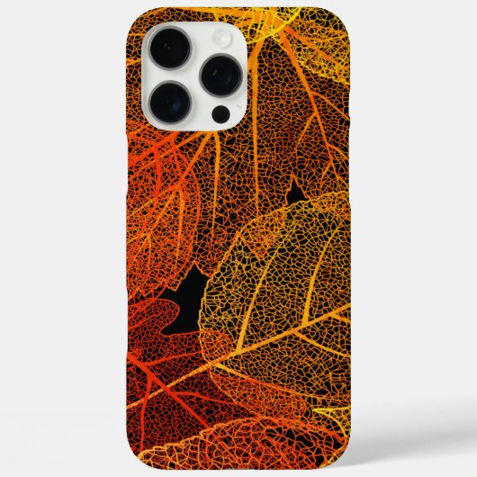 Elegante herfstbladeren getextureerd Case-Mate iPhone case (Achterkant)