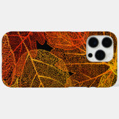 Elegante herfstbladeren getextureerd Case-Mate iPhone case (Achterkant (horizontaal))