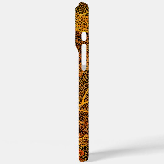 Elegante herfstbladeren getextureerd Case-Mate iPhone case (Achterkant / Links)