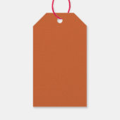 Elegante Herfstbladeren Herfst Bruiloft Cadeaulabel (Achterkant)