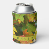 Elegante herfstbladeren Koelbox Blikjeskoeler (Blikje Achterkant)