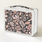 Elegante herfstbladeren: pastel geometrisch (Achterkant)