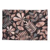 Elegante herfstbladeren: pastel geometrisch kussensloop (Achterkant)