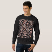 Elegante herfstbladeren: pastel geometrisch trui (Voorkant volledig)