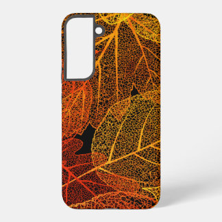 Elegante herfstbladeren samsung galaxy hoesje