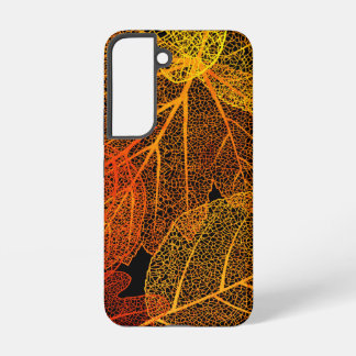 Elegante herfstbladeren samsung galaxy hoesje