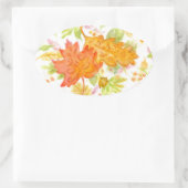 Elegante herfstbladeren Stickers (Tas)