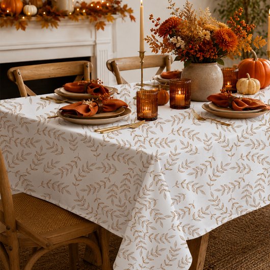 Elegante herfstbladeren Thanksgiving tafelkleed