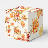 Elegante herfstbloemen bedankdoosjes (Achterkant)